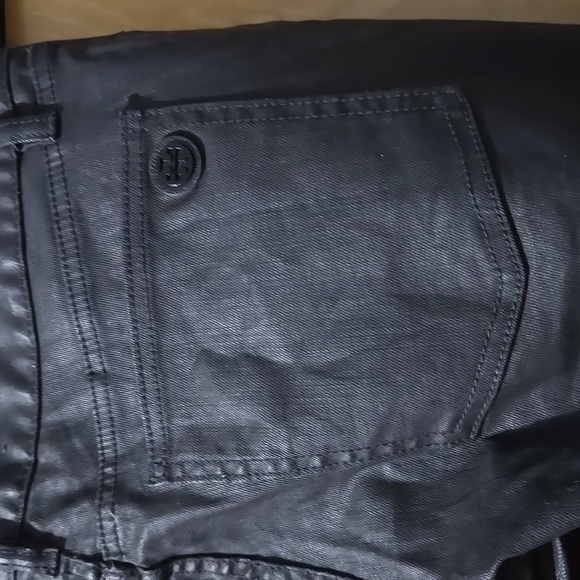 Tory Burch size 32 IVY super skinny coated jeans - Picture 4 of 11